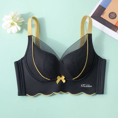 Lift-up & Push-up Shaping Bow Wireless Bra