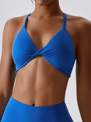 Buttery Soft Twist Front Yoga Bra