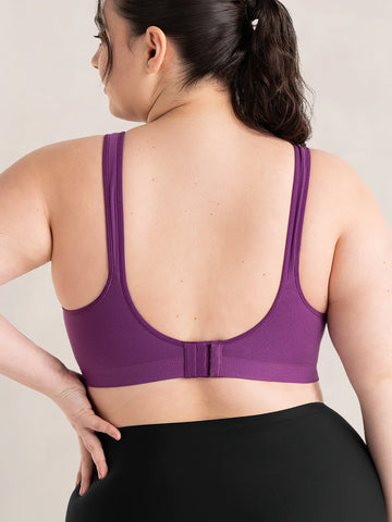 Daily Comfort Wireless Shaper Bra Purple