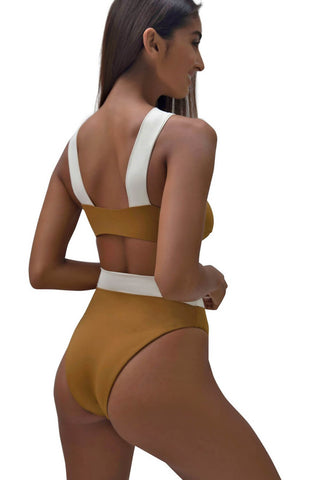 Sand High Waisted Bikini Bottoms