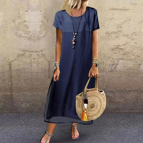 Maxi Shift Midi Dress