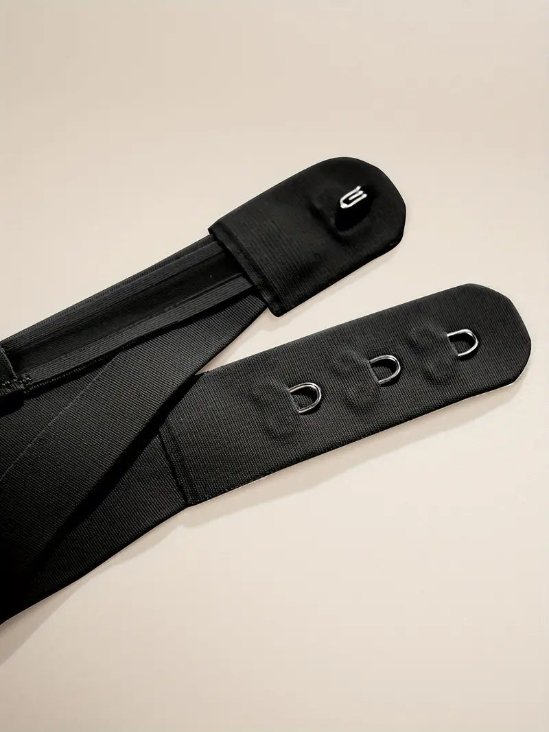 Anti Slip Strip Backless Strapless Wireless Basic Bra Black
